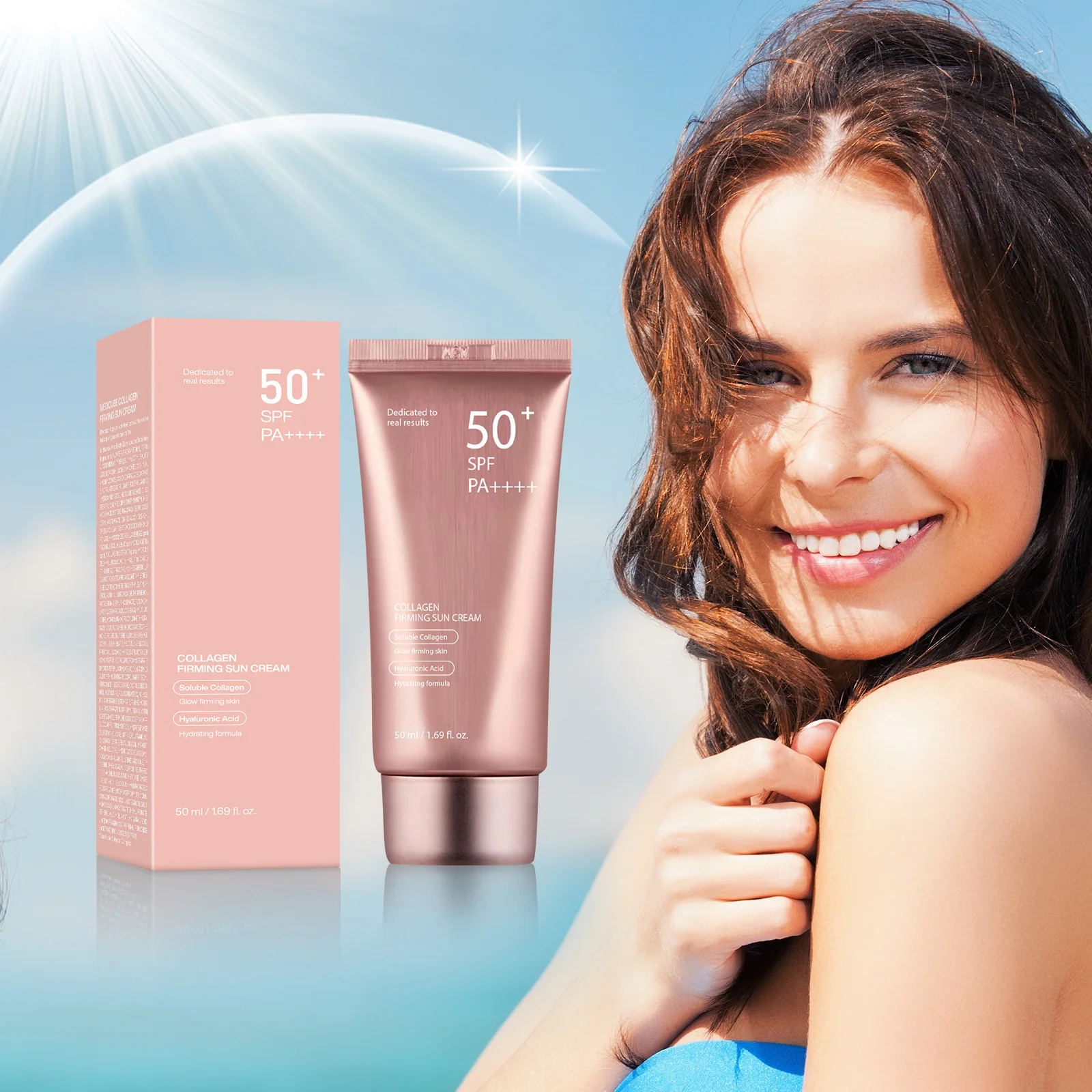 Spf 50 Waterproof Sunscreen - Солнцезащитный крем SPF50 PA+++, водостойкий, легкий,