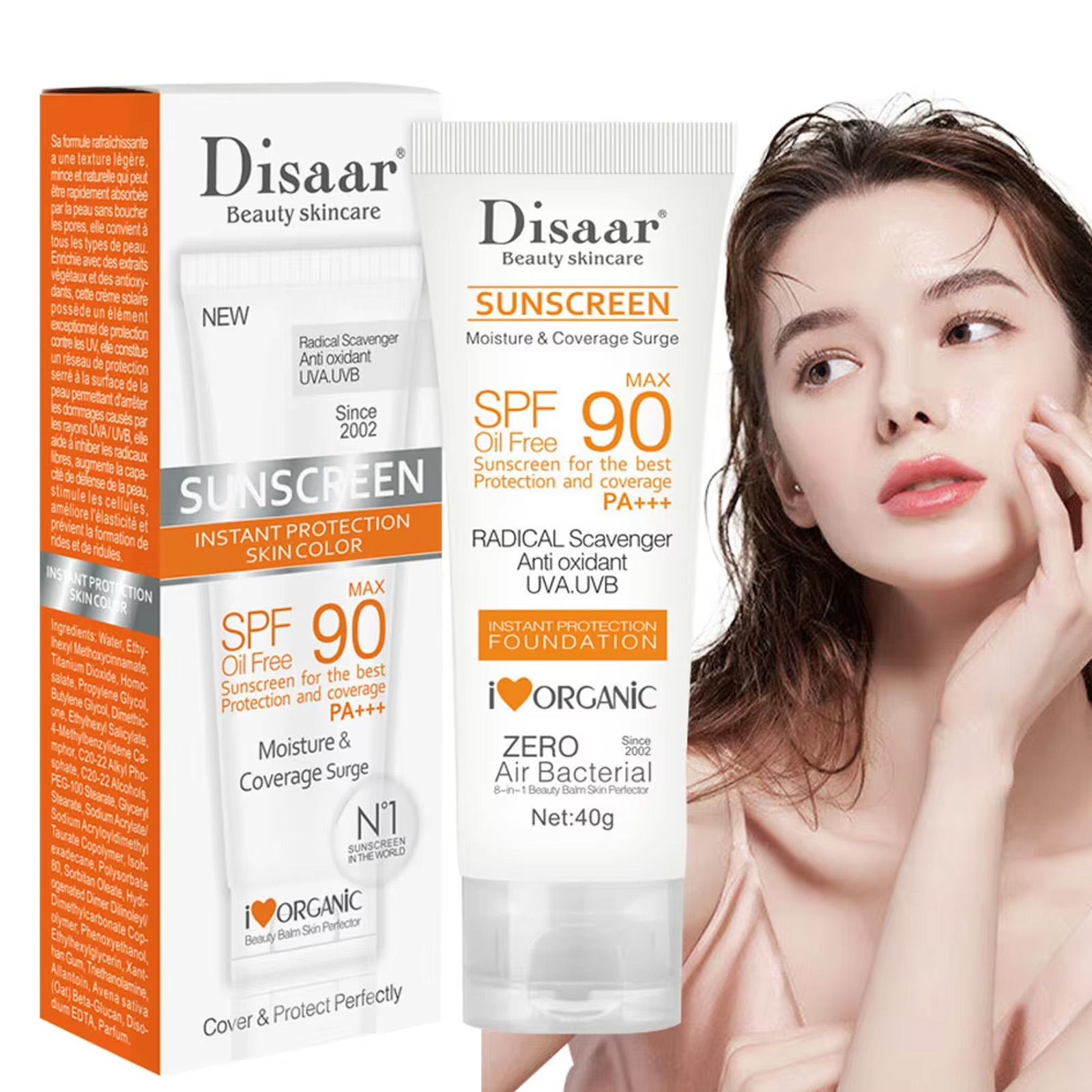 Spf 50 Waterproof Sunscreen - Солнцезащитный крем для лица и тела,