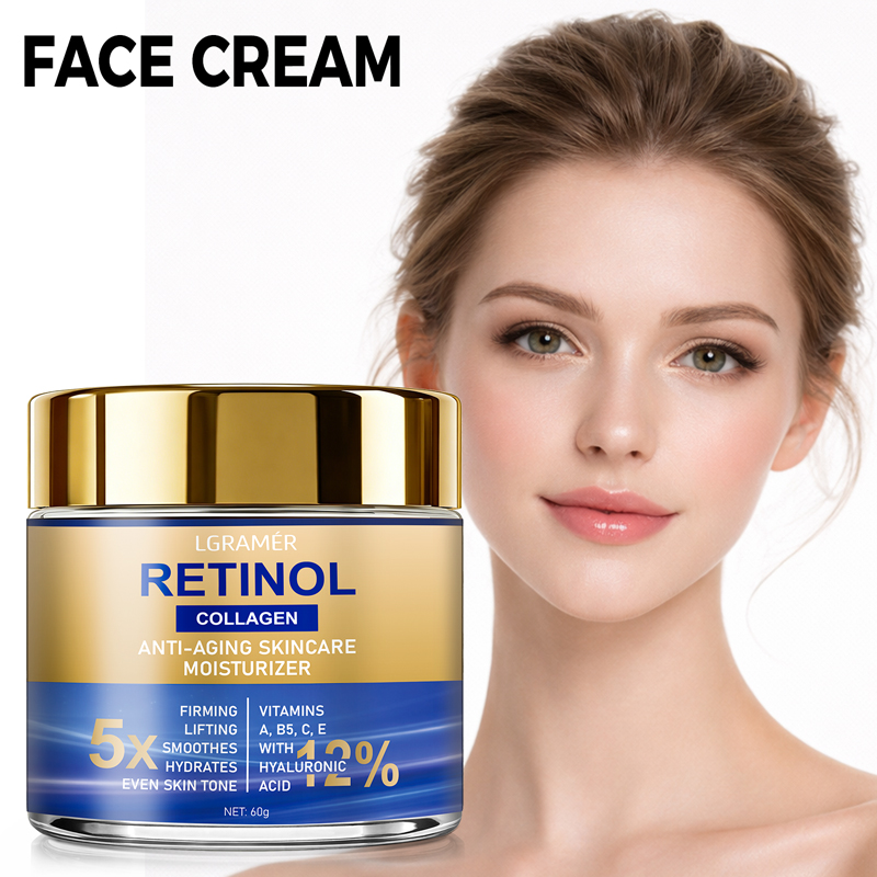 Retinol Anti Wrinkle Cream - Крем для лица с ретинолом, увлажняющий,