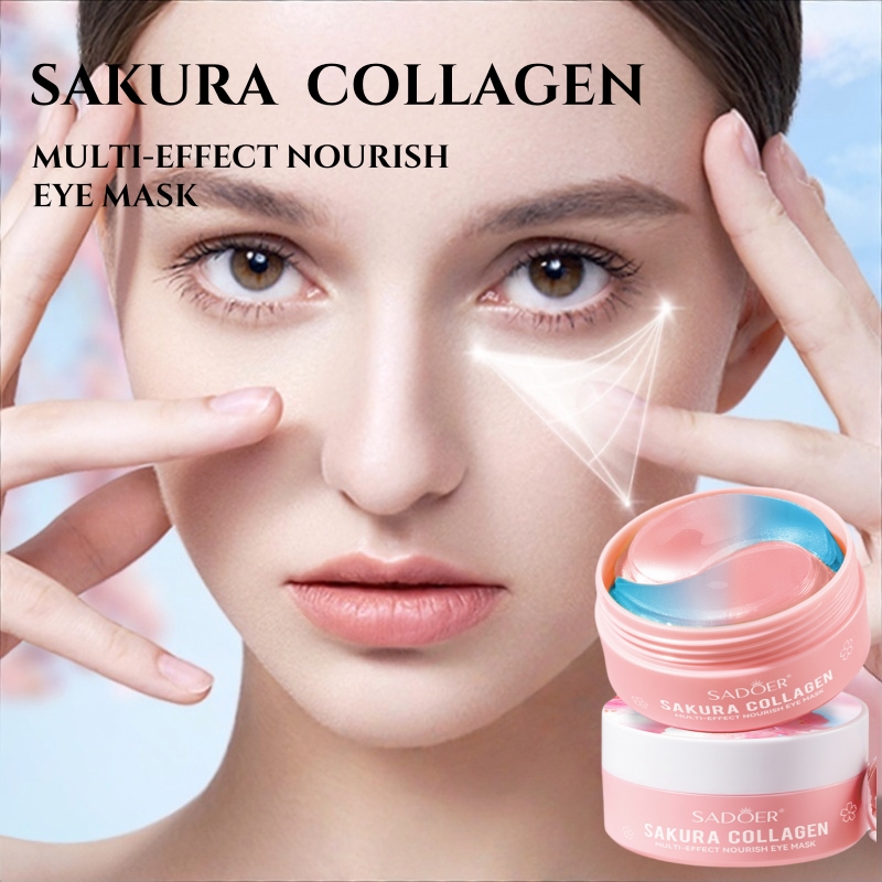 Collagen Under Eye Patches - 60 шт. многофункциональных питательных масок для