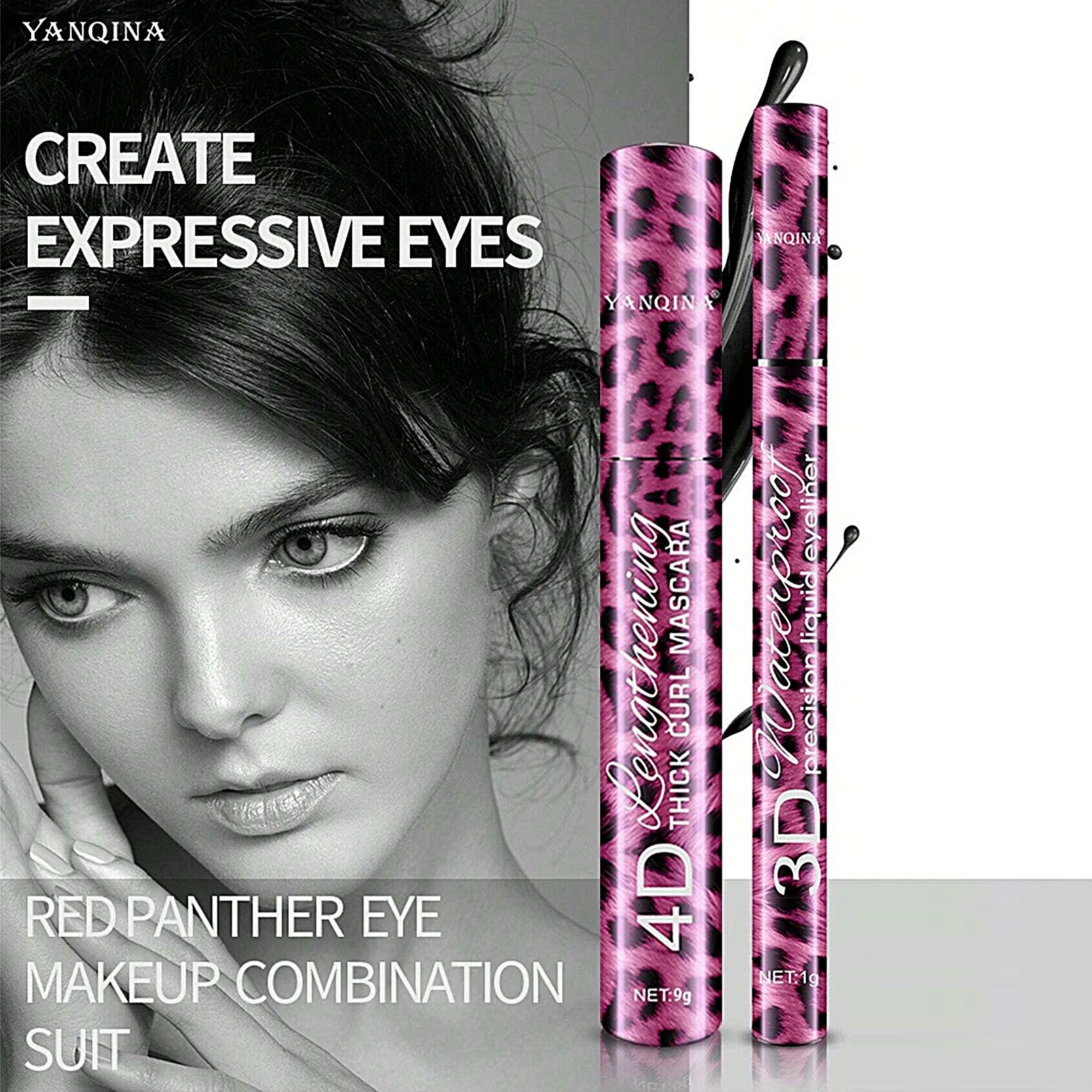 Жидкая подводка для глаз YANQI – обзор и цена Waterproof Liquid Eyeliner Pen