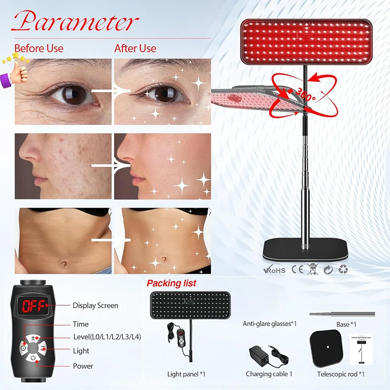 Панель ближнего инфракрасного  – обзор и цена Led Light Therapy Face Mask
