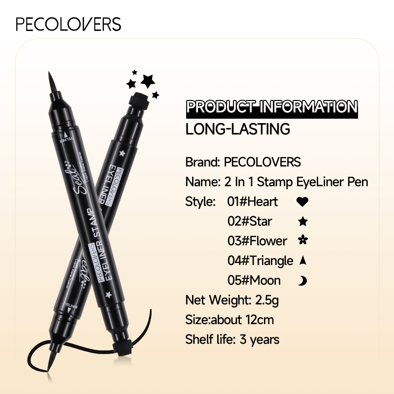 Жидкая подводка для глаз с дво – обзор и цена Waterproof Liquid Eyeliner Pen