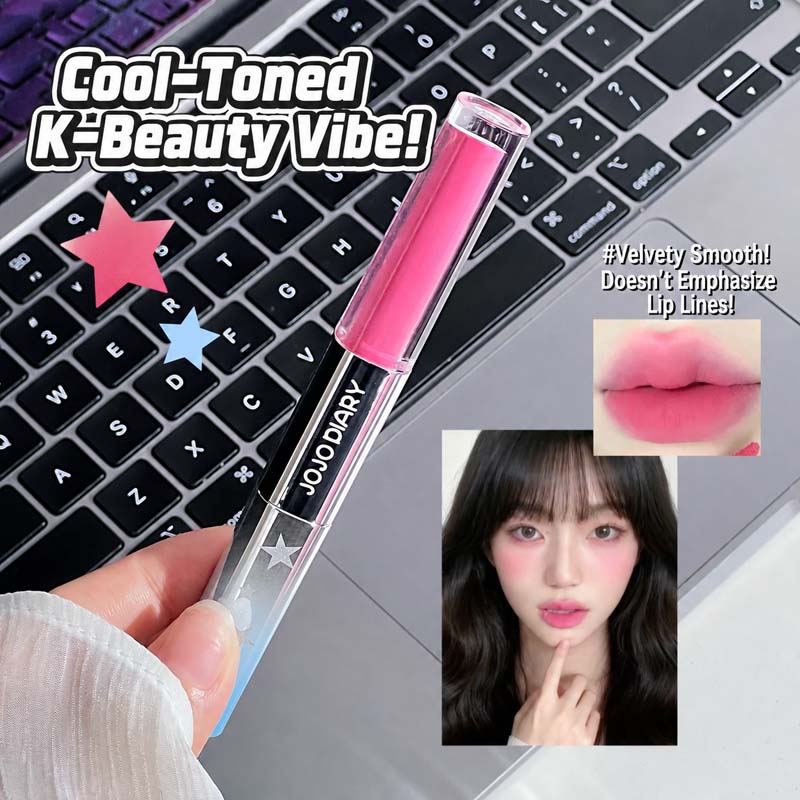 JOJO DIARY Двухэффектный блеск – обзор и цена Matte Velvet Lip Tint Long Lasting